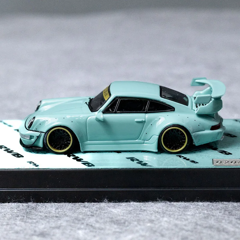 OEM 1:64 Porsche911 964 RWB Limited Alloy Car Model Collection