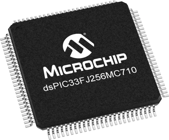 Dspic33Fj256Mc710-I/Pf Mcu 16-Bit Dspic Risc 256Kb Flash 3.3V 100-Pin Tqfp Tray