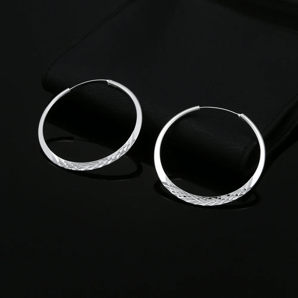 

Popular Brands 925 sterling Silver fashion hook Earrings for Woman jewelry Wedding Accessories party Birthday giftS