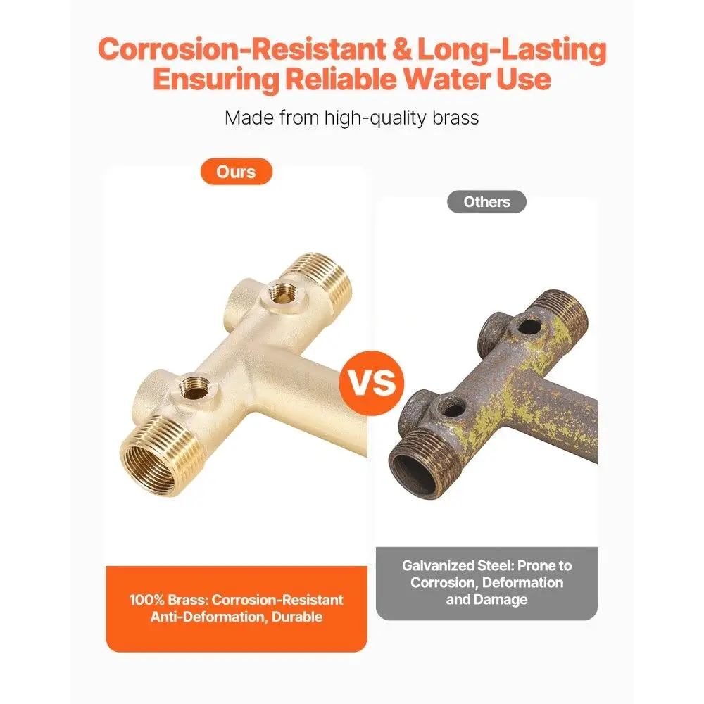 1 Inch 11 Well Pressure Tank Tee Kit with 40 to 60 PSI Pressure Switch and 1 Inch Gate