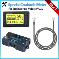 8-120V 200A pil Coulometer profesyonel hassas pil kapasitesi test cihazı için iş makinesi/AGV özel Coulomb metre