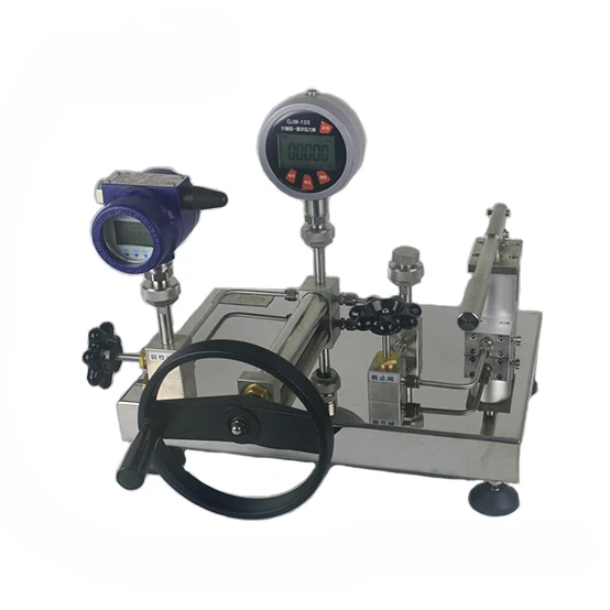 

Luxury Desk-top Hydraulic Piston Pressure Calibrator Dead Weight Tester, Pressure Gauge