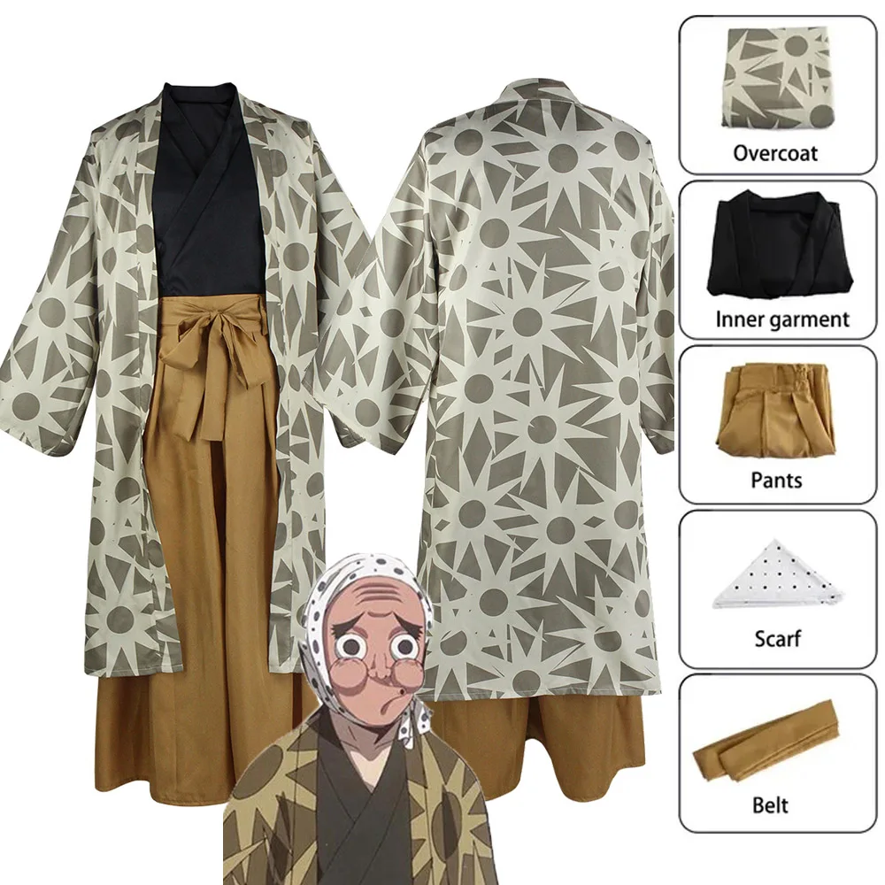 

Demon Slayer Haganezuka Hotaru Cosplay Costume Japanese Kimono Uniform For Men Women Halloween Carnival Role play Clothes