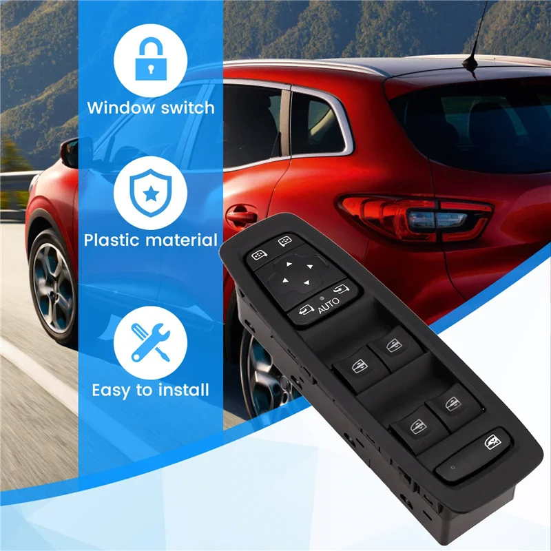 

2X Car Power Window Master Switch Lifter Button 25401-2952R For Renault Kadjar 2015-2022 For Megane LV 2018