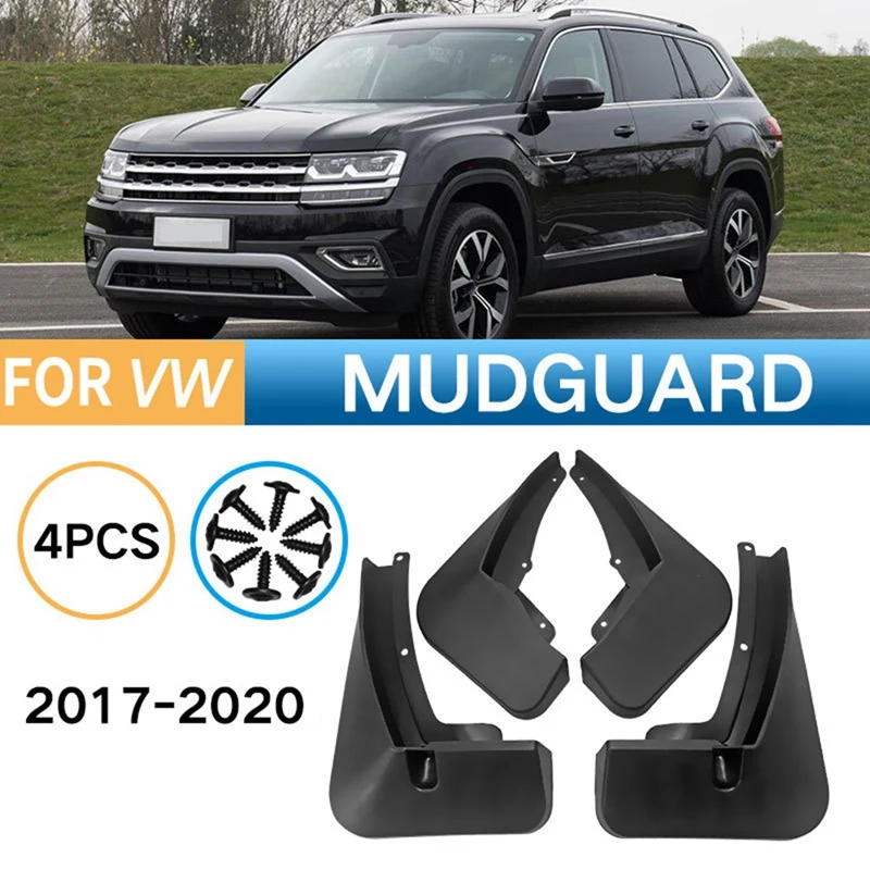 Para-lamas do carro para volkswagen teramonts atlas 2017-2020 fender mud guard flap splash flaps mudflapor acessórios peças acessório