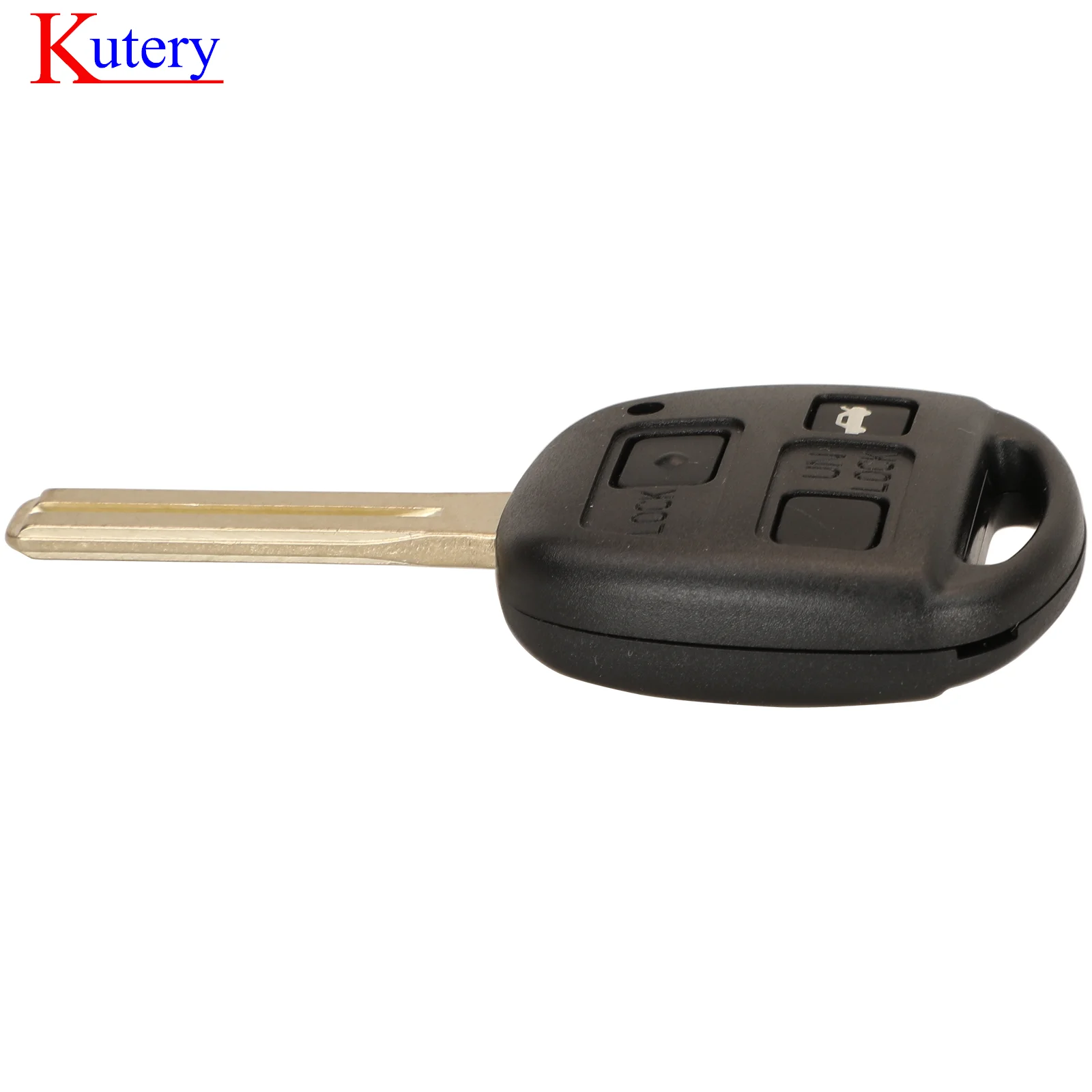 jingyuqin 50171 Remote Key 2/3 BTN 433MHZ 4D67/4D68 Chip For Toyota Avensis Kluger RAV4 Lexus ES300 GS300 TOY43 TOY48 blade