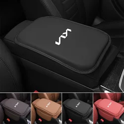 Leather Car Armrest Cushion Storage Box Cover Pad For KIA Rio Soul Seltos Forte K5 K3 Niro Sorento Stinger Sportage Accessories