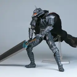 16cm Figma Sp-046 Berserk Guts Berserker Armor Review Anime Figurka Armor Of Berserk Figurka akcji Model dla dorosłych Zabawka Lalka