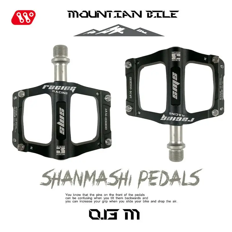 

Road 3 Bearing Pedal Outdoor Off-road Mountain Bike Cycling Pedal Aluminum Alloy Anti-slip And Anti-rust Bike Pedal