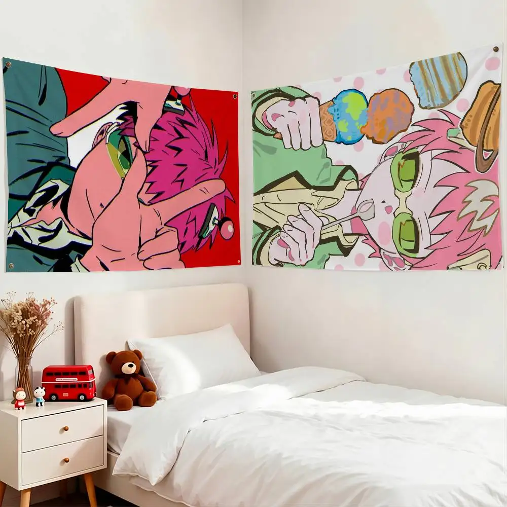 Hot-selling Kusuo Saiki Flags Wall Hanging Tapestry Outdoor Garage Room Decorative flag Background Blanket