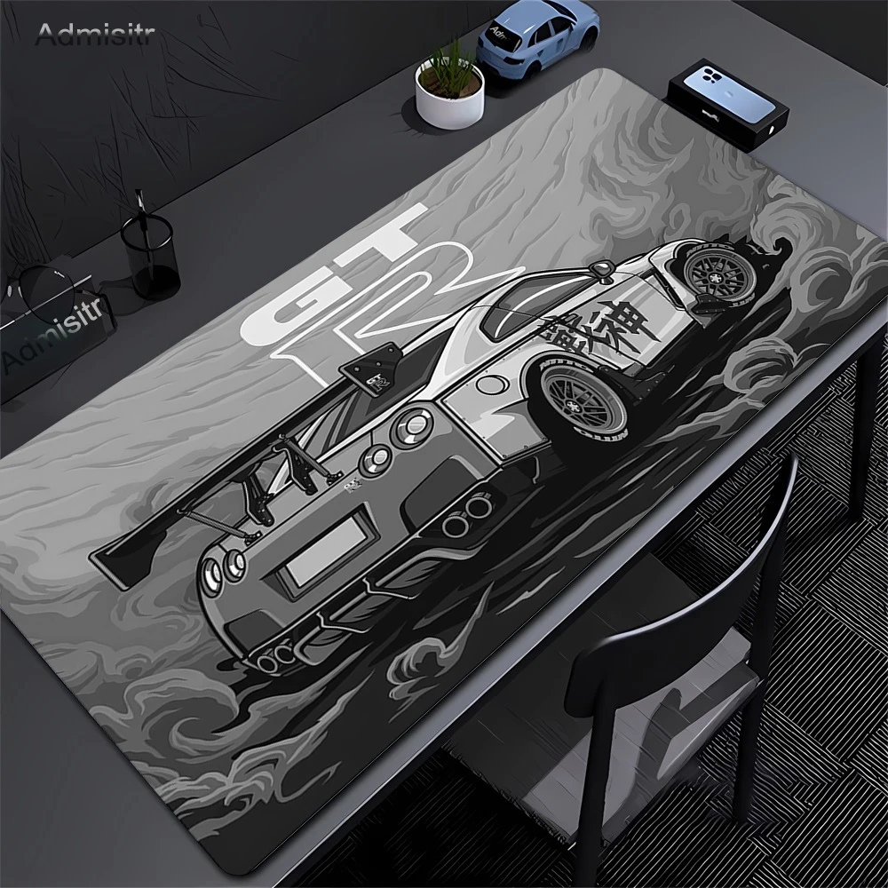 Hot Sell Sports Car Mouse Pad HD Gaming Accessories Office Gamer Keyboard Desk Mat Non-Slip Rubber Laptop Large GTR Mousepad