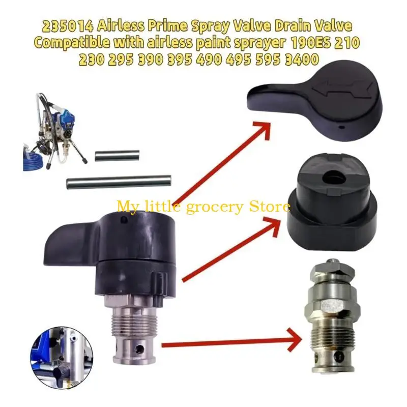 

D5BD For 210 230 390 395 490 495 595 3400 Drain Valves Return Airless Paint Sprayer