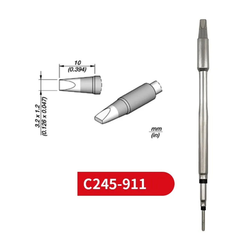 

C245-911 Soldering Tips for JBC SUGON AIFEN T245 Handle/Temperature Control Handle