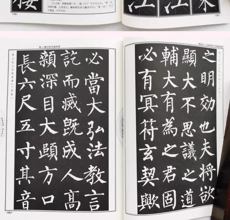 Libro Tutorial de escritura Regular de Liu Gongquan, xuanmilla Shenchengjun, estilo caligráfico de Yan Zhenqing, arte de caligrafía de pincel chino