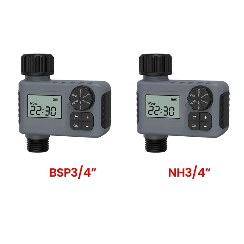 

Electronic Garden Water Timer With LCD Screen Single-Outlet Hose Irrigation Controller Efficient Water Management Tool NH3/4”