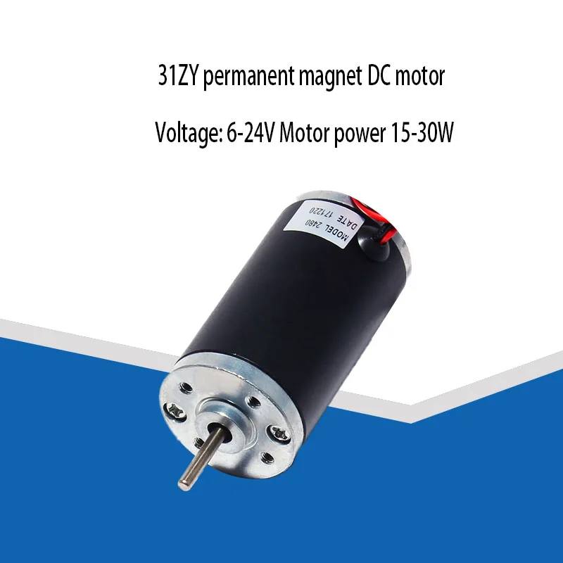 

31ZY Permanent Magnet DC Motor Micro High Power Motor Speed Control Forward and Reverse High Speed Motor 6V12V24VDC