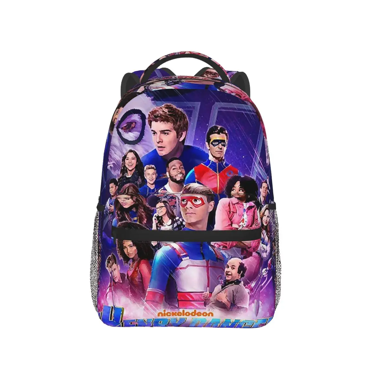 

Captain Henry And Kid Danger Backpack Hot Sale Daypack Large Capacity Boys Girls BookBag School Bag Shoulder Bags for Men Women