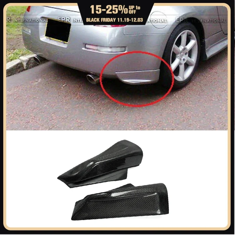 

Promotion Car-styling Carbon Fiber Version 1 Rear Bumper Spat Fit For Nissan 350Z NIS