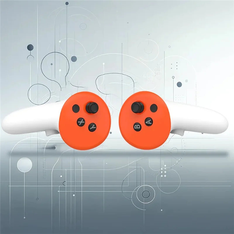 Controller Grip Shell ทนทาน PC ปลอกป้องกันและฝาครอบด้ามจับสําหรับ Meta Quest 3 เพื่อประสบการณ์ VR ที่เพิ่มขึ้น (A)