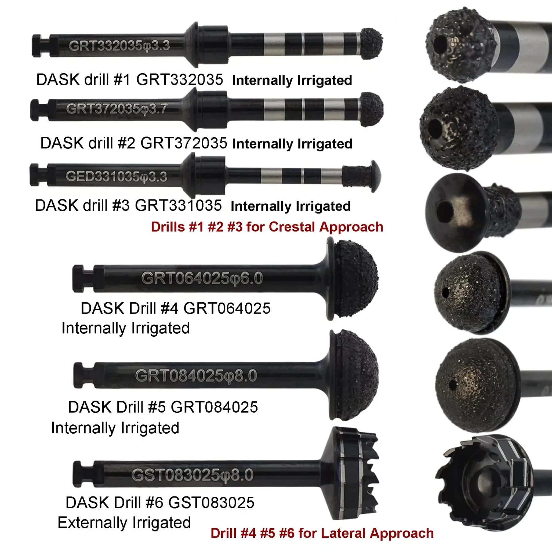 

Зубной имплантат Sinus Drill Kit, алмазный Бур, крестик, боковой подход, 6 шт./партия DASK