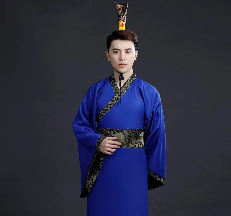 Ancient Chinese Male Hat Cosplay Hanfu Hair Acessory for Cosplay Costumes Headwear