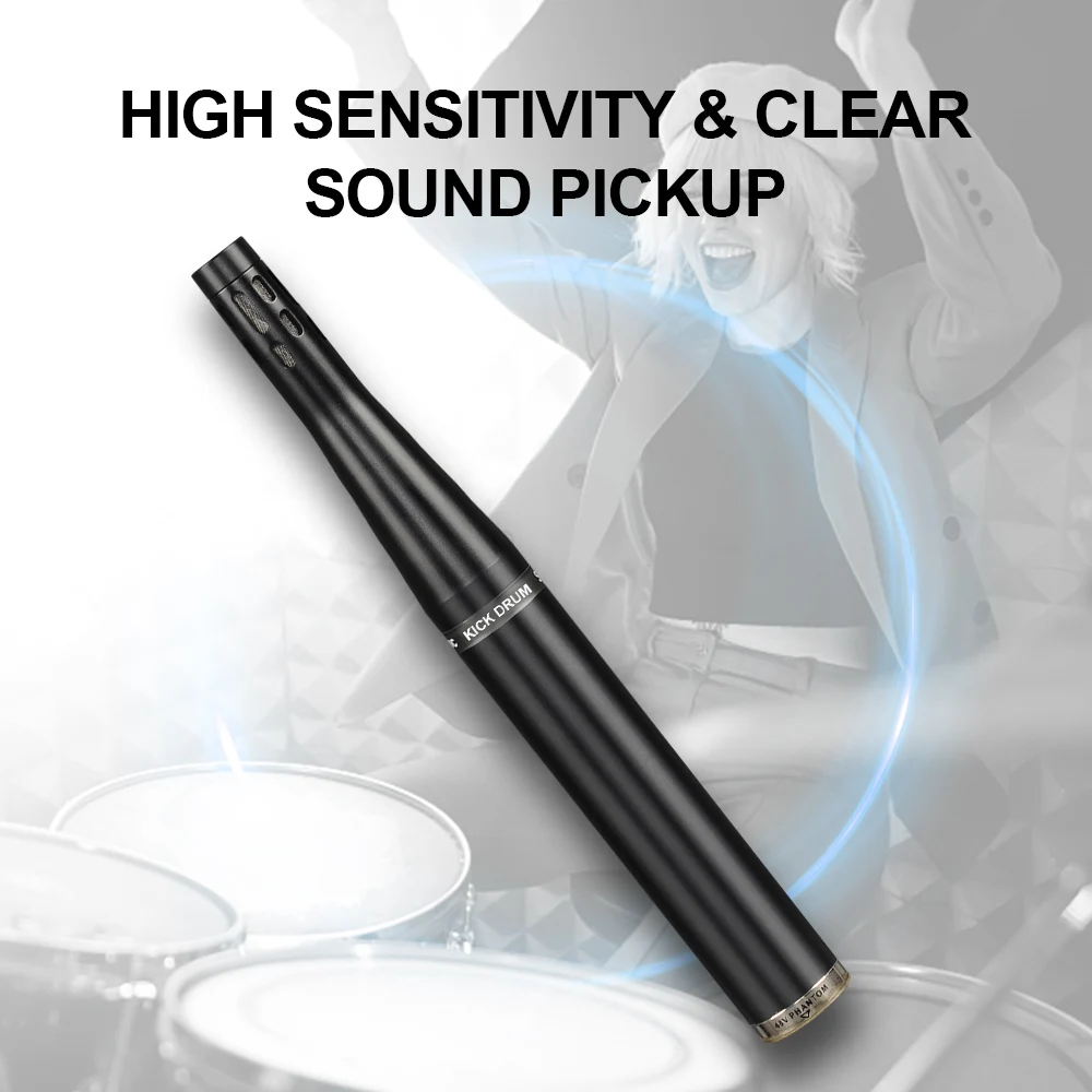 SR20LS Metal condenser drum microphone with bottom drum dedicated