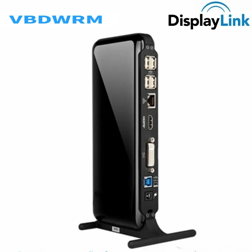 USB 3.0 Docking Station Displaylink Chip Converter USB 3.0 USB-C to HDMI-compatible HD DVI Gigiabite Ethernet Displaylink chip