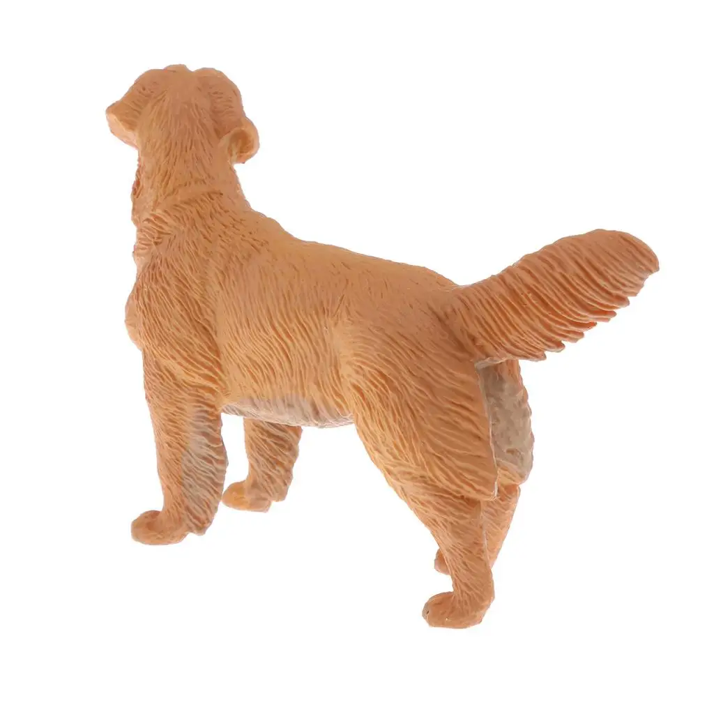 

Animal Model Figurine Action Figures Playset Toy Golden Retriever