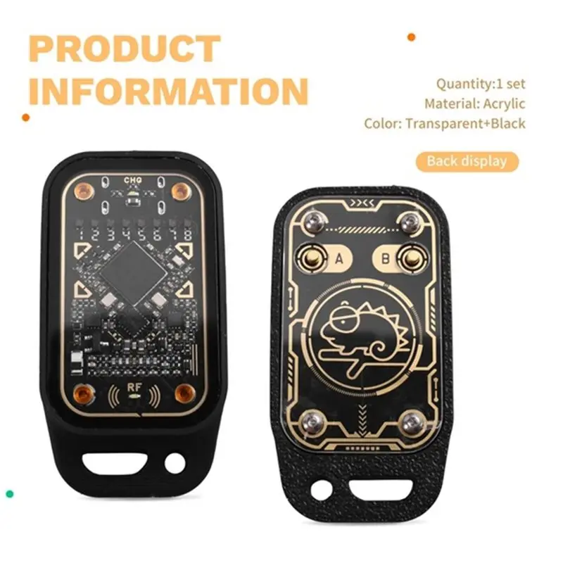 Chameleon V3.0 RFID Smart Chip Reader NFC Copyer Copier Decoding Function With 1 UID Keychain IC ID Card Reset Auto Polling-ELEC