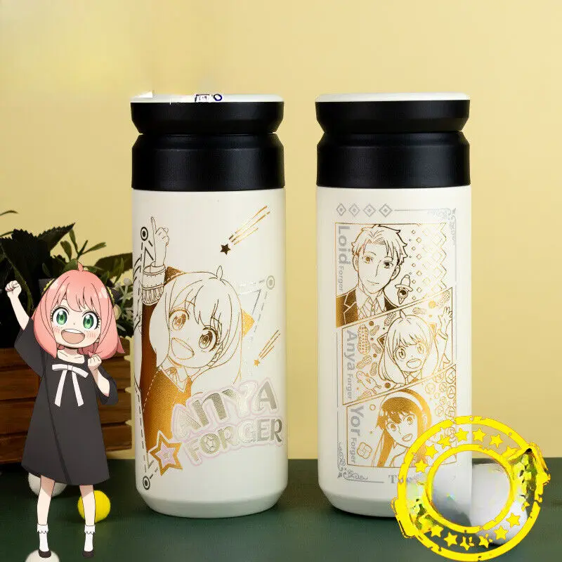 

SPY×FAMILY Anya Forger Anime Cospaly Genuine Vacuum Cup Water Glass Stoup Cartoon Gift Thermal Insulated