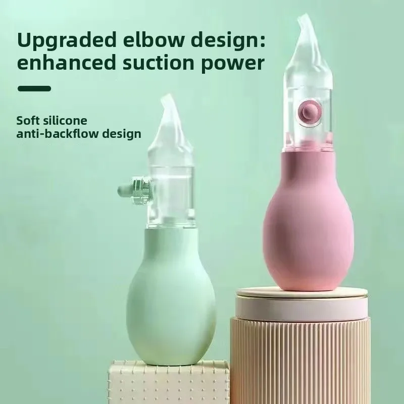 

Anti-Backflow Design Nasal Aspirator Food-Grade Silicone Material Brand New Baby Nasal Aspirator Gentle Care for Your Baby