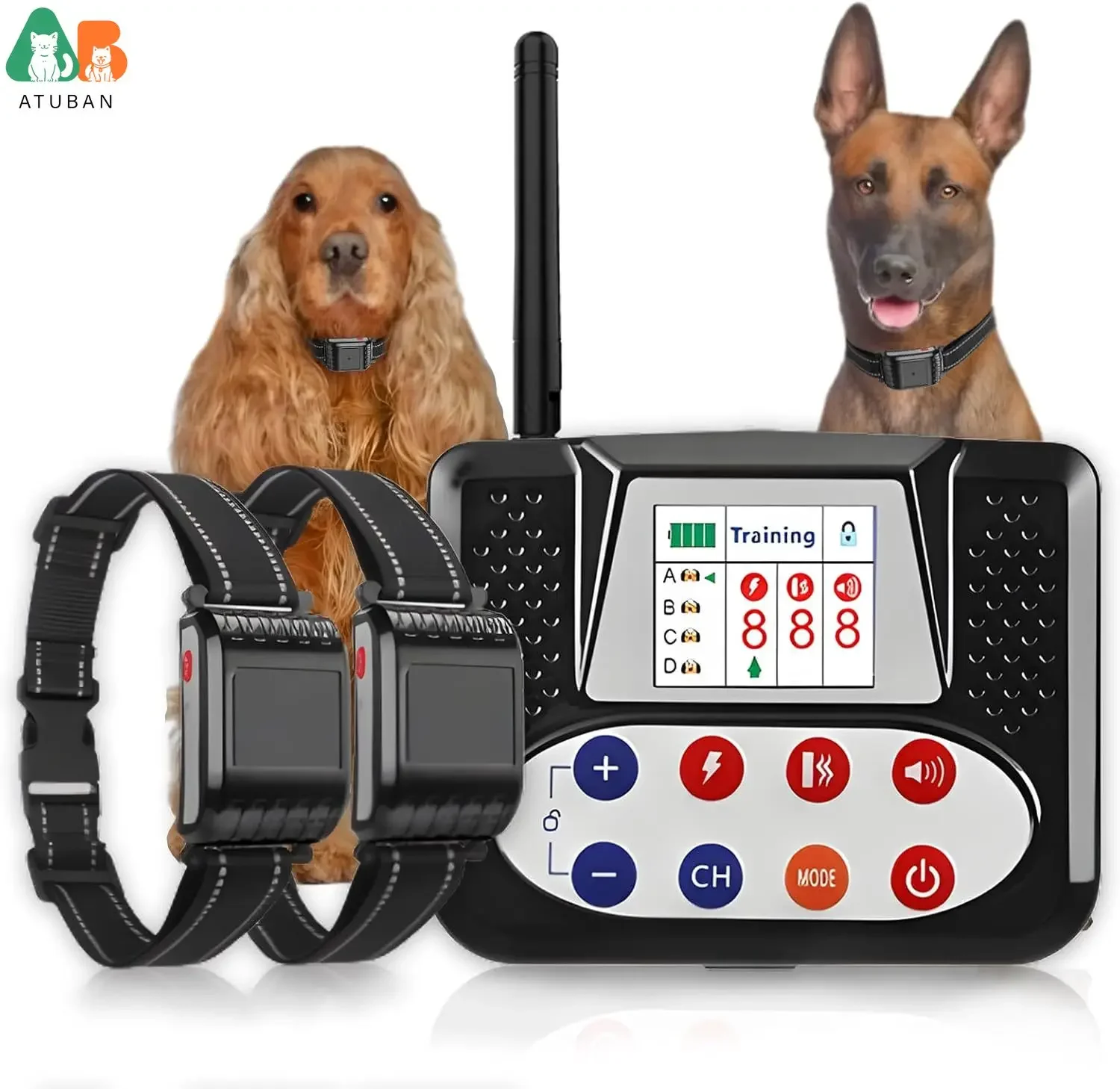 Invisible Fence for Dogs,2-in-1 Electric Dog Fence&Remote Training Collar,Wireless Dog Fence IPX6 Waterproof Training Collar