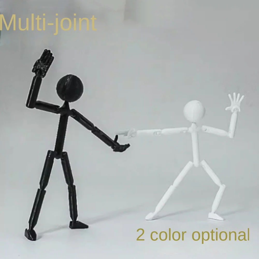 متعددة المفاصل متعددة المفاصل Stickman لعبة ثلاثية الأبعاد الطباعة نموذج دمية ثلاثية الأبعاد مطبوعة عارضة أزياء الجدة المنقولة Stickman تجميعها روبوت