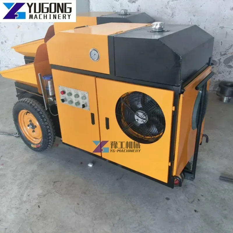 High Working Concrete Pumping New Concrete Pump Price with Diesel Trailer Mounted Concrete Stationary Pumps Price