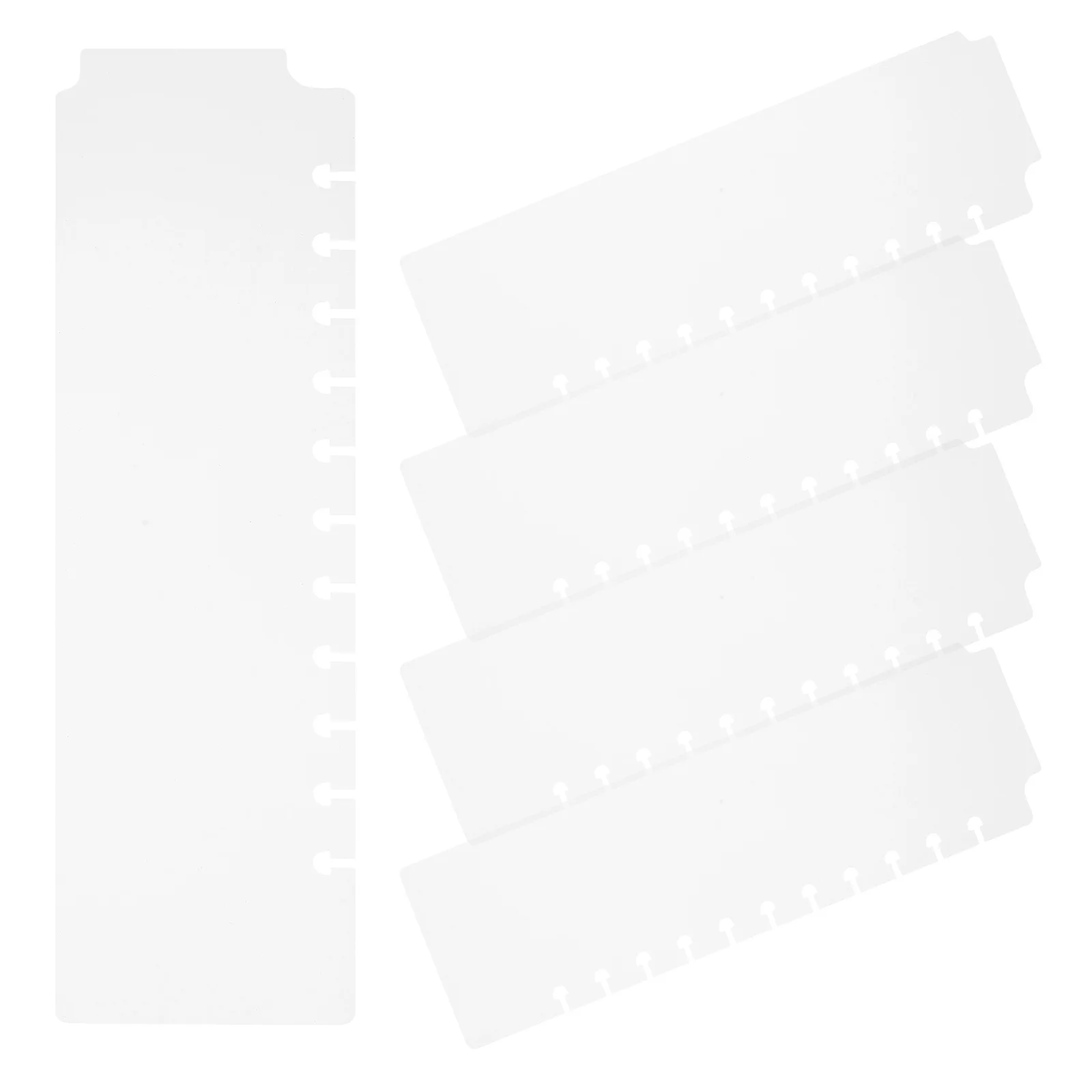 

Plastic Bookmarks Binders Binder Divider Folders Dividers Separators Notebook 3 Ring Binder Folder Planner Accessories