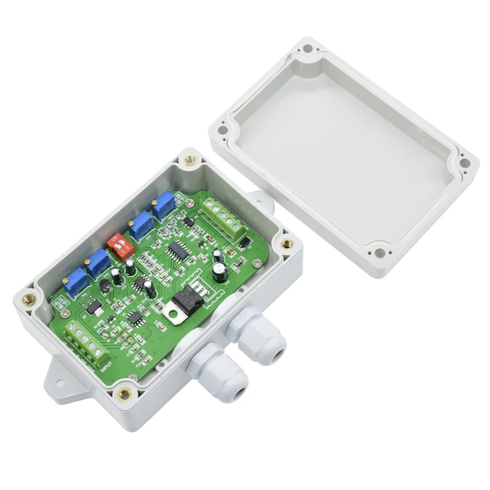 Transmissor de pesagem com caixa Amplificador de célula de carga Sensor de pesagem de peso Transdutor de célula de carga DC 12V, 24V, 4-20mA