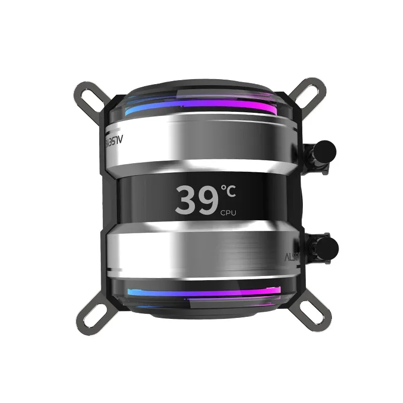 Жидкостный кулер для процессора с водяным охлаждением для ПК, охлаждающий вентилятор для игрового корпуса
