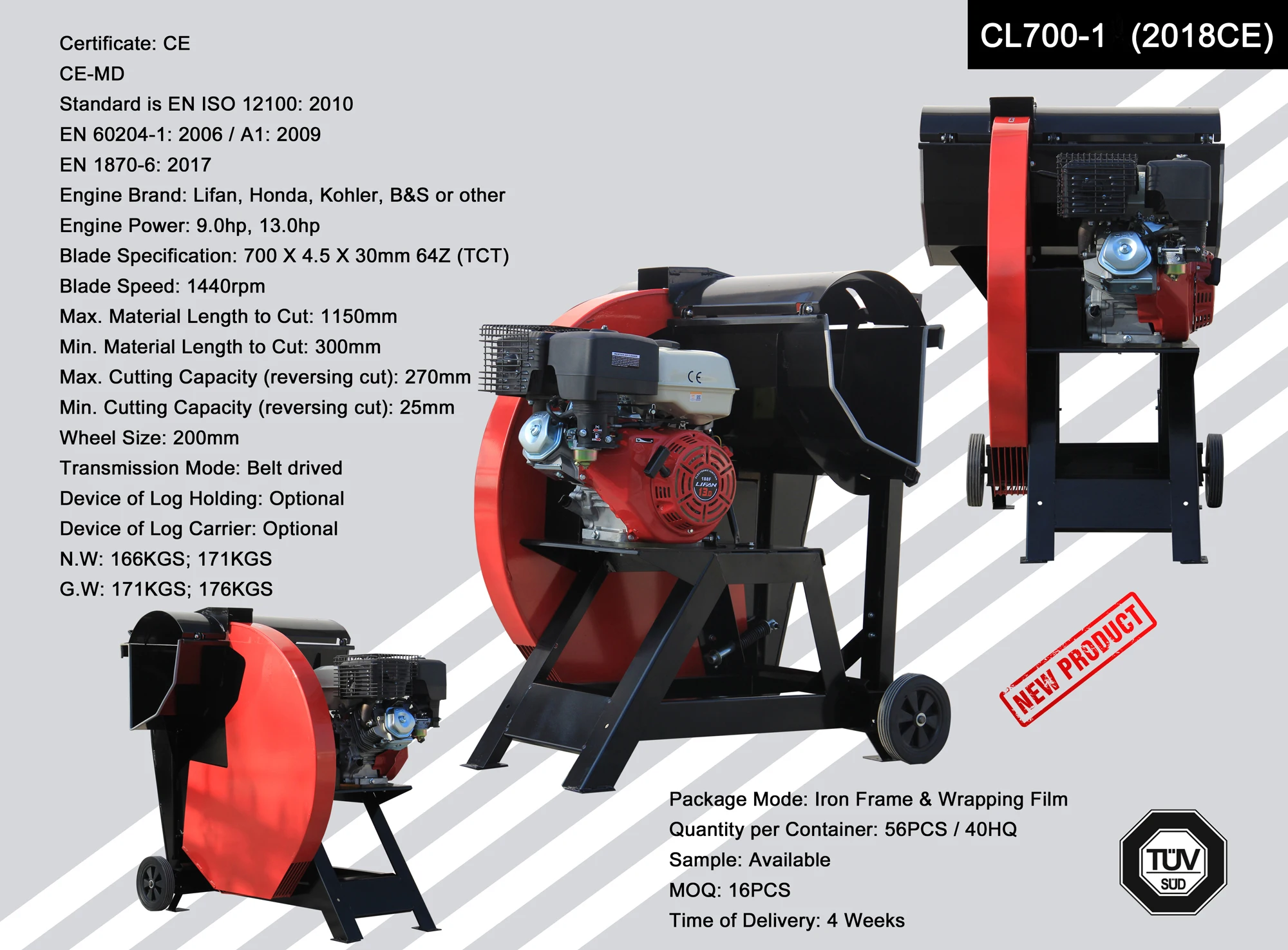 Segheria rotonda rotolo di tronchi legname albero registrazione macchina taglierina per legno orizzontale 700mm 13.0Hp sega circolare per legna da