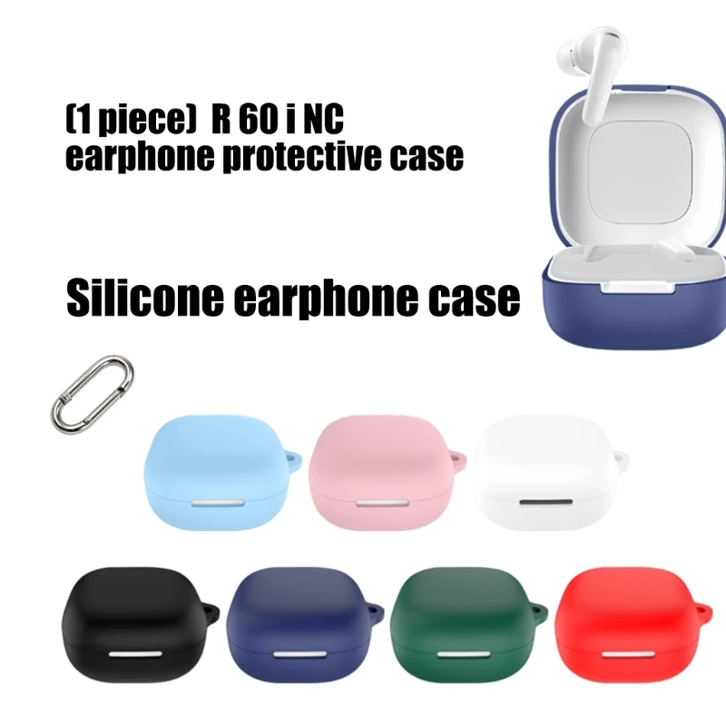 

Flexible Guard Silicone Protective Case For Anker Soundcore P31i/R60i NC Earphone Shockproof Cover Scratch Resistant Sleeve