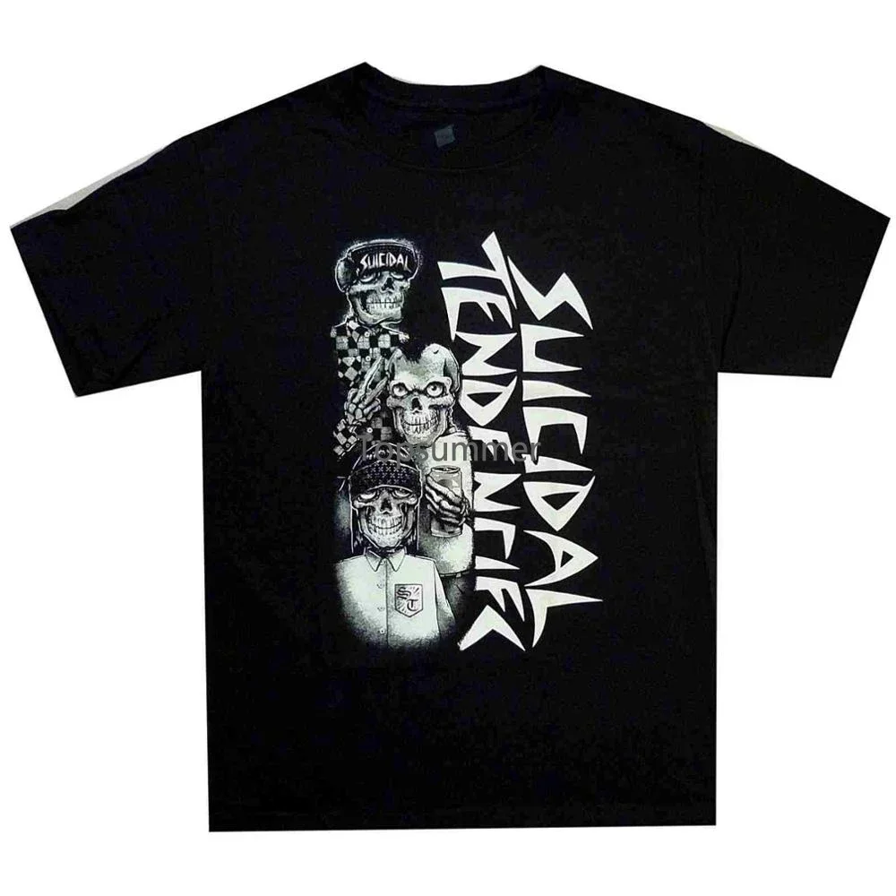 

Summer Style Fashion Suicidal Tendencies Tres Vatos Shirt S M L Xl Tshirt Metal Punk T-Shirt Plus Size Casual Clothing