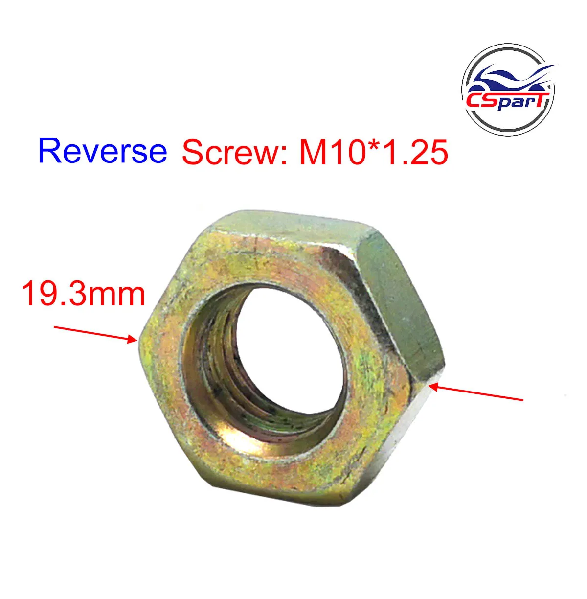 Crankshaft Clutch Flywheel Nut for Husky Boy Malaguiti Grizzly LEM 50CC AC Franco Morini S6E