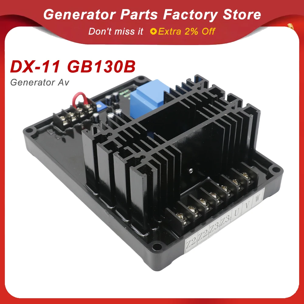 DX-11 GB130B Generator Avr Automatic Voltage Regulator Big Power Brush Alternator Spare Parts with External Potentiometer