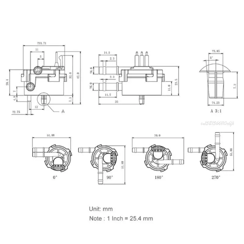 مقياس تدفق كفاءة في الطاقة 27RB مناسب لآلات القهوة المنزلية التي تقدم دقيقة