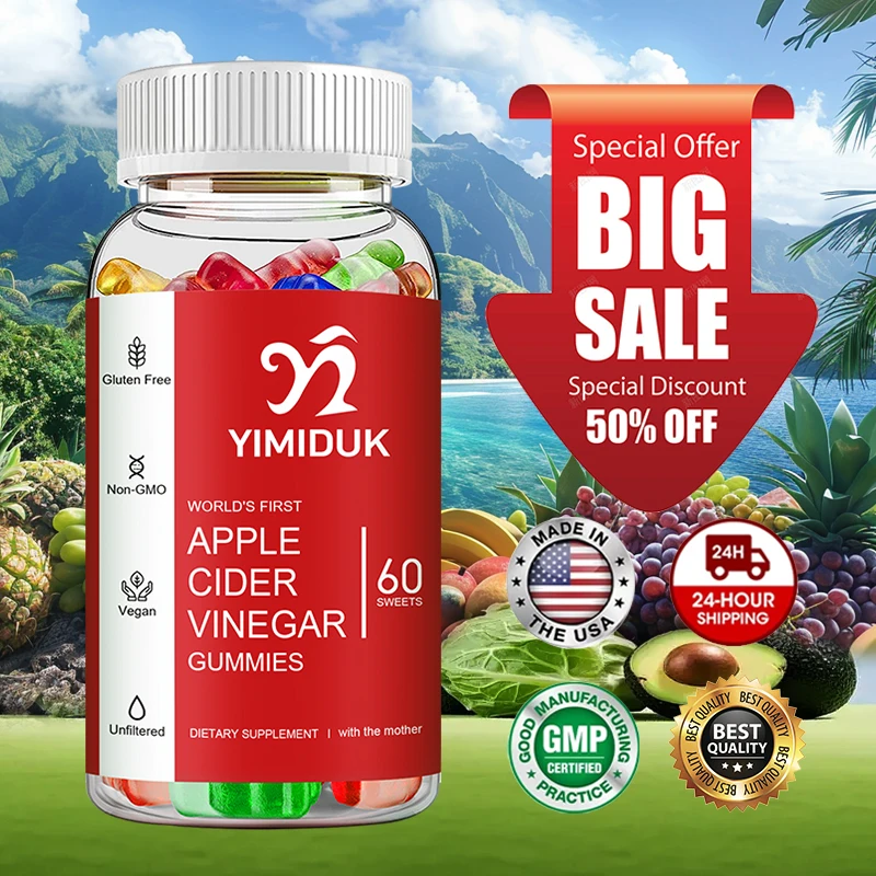 

Advanced Apple Cider Vinegar Gummies, for Detox, Healthy Cholesterol, Appetite Control