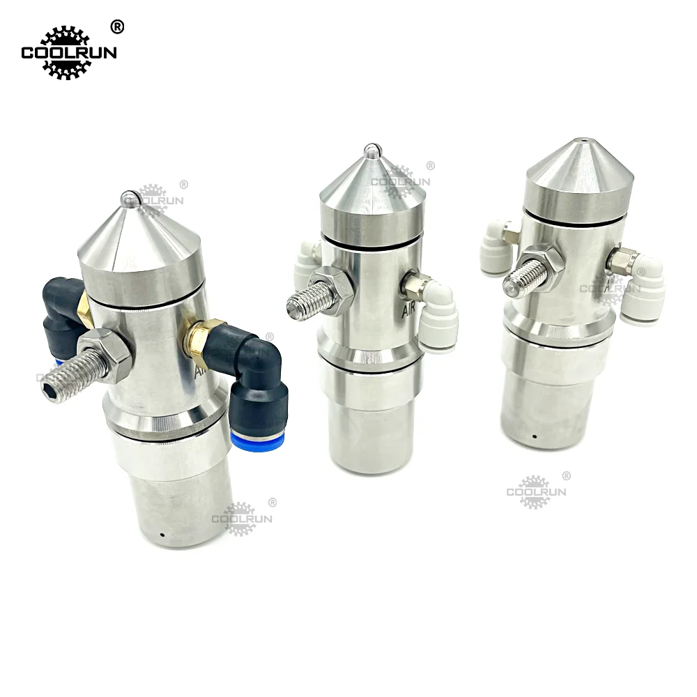 CoolRun 304SS anti-drip air atomization nozzle fluid spray nozzle corrugated cardboard humidification nozzle dust removal