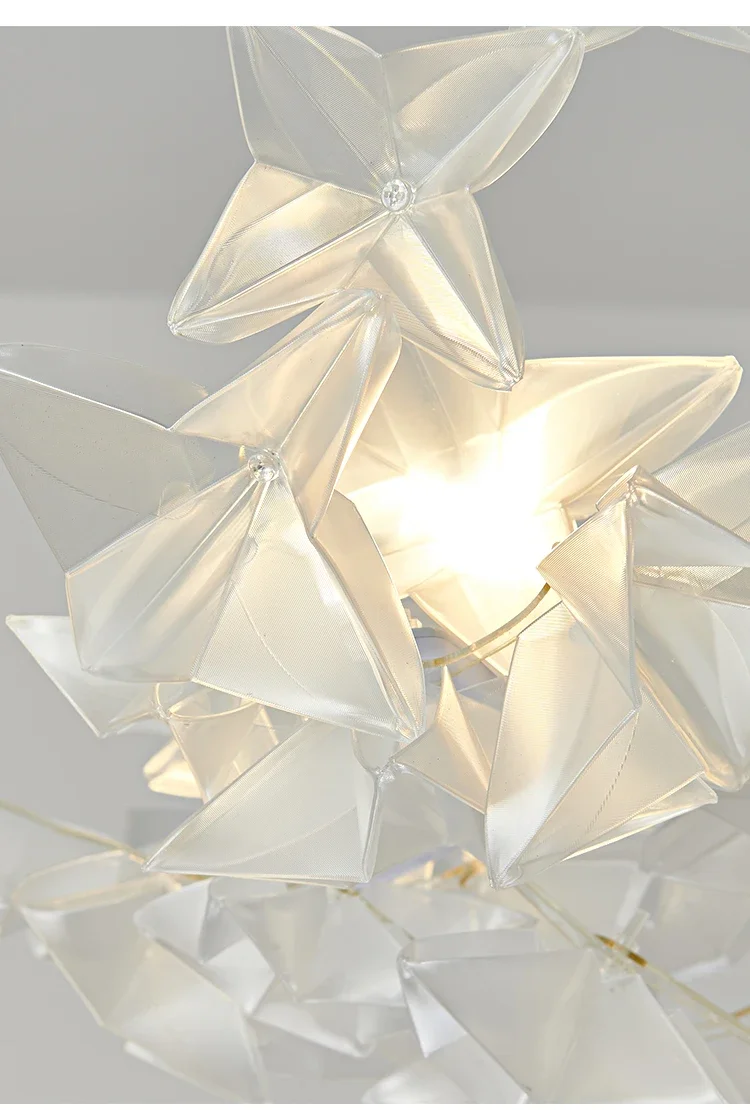 Creative Postmodern LED Chandelier Lighting White