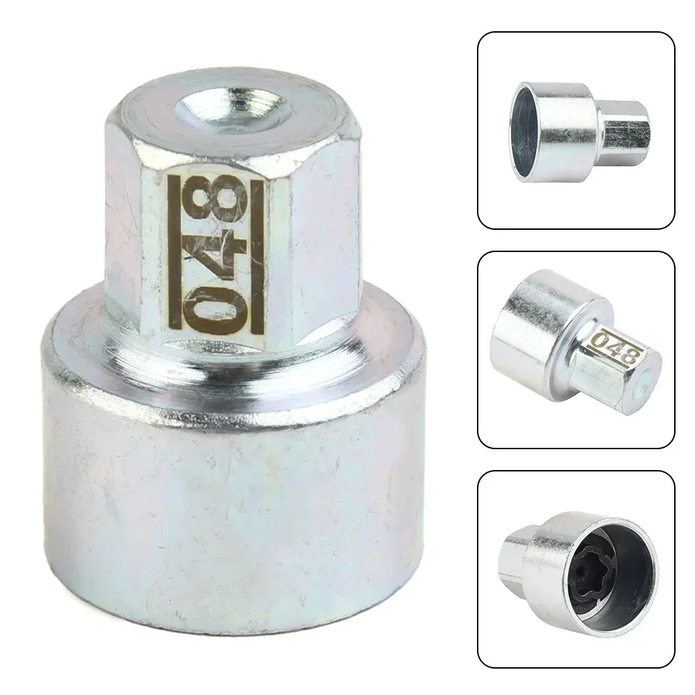 Car Tire Wheel Lock Anti-Theft Screw Bolt 54 Key Socket For BMW F20/F21 Wheel Lock Lugnut Repair Kit #048 For 7 Series F01 Steel