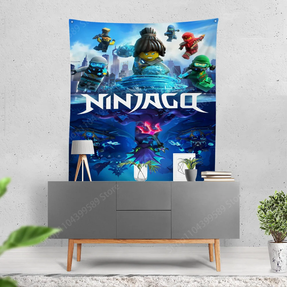 L-LE-GOs N-Ninjago Flag Banner Flag Art Decoration Design Decor Vintage Structure Party Garden Flag Pub Club Bar Study Bedroom