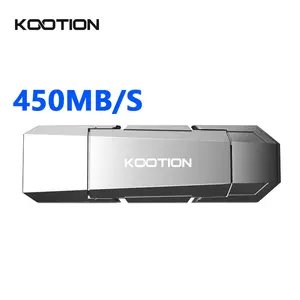 KOOTION U54 USB 3.2 Solid State Pen Drive Flashdisk Kecepatan Tinggi 450 MB/dtk 512 GB 256 GB 128 GB Flash Drive USB Tipe C Stik Memori OTG 10 ssd flashdisk penjualan terbaik - №