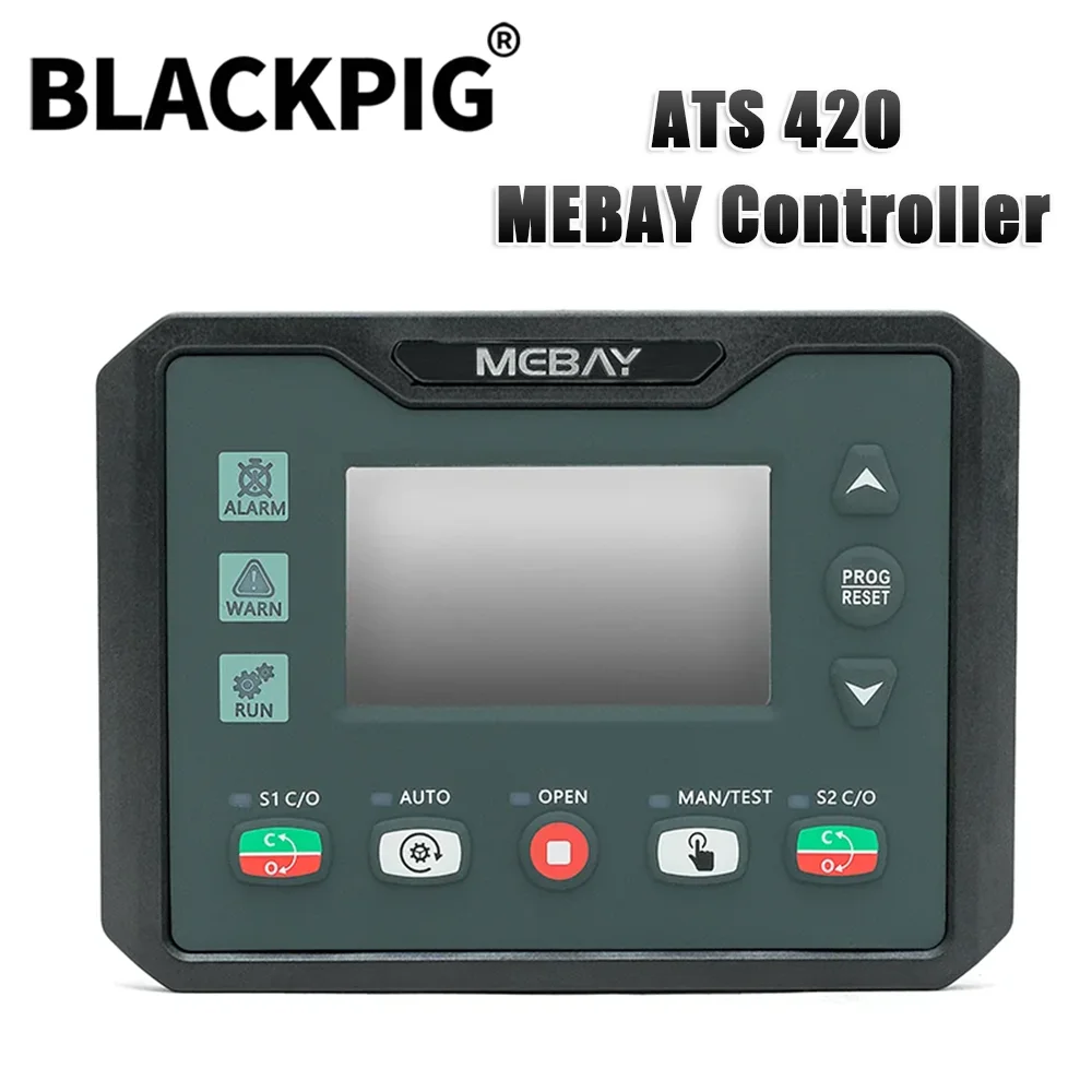 

ATS420 ATS420R Mebay ATS Controller Generator Dual Power Automatic Transfer Switch Control Panel Moudel Diesel Generator Parts